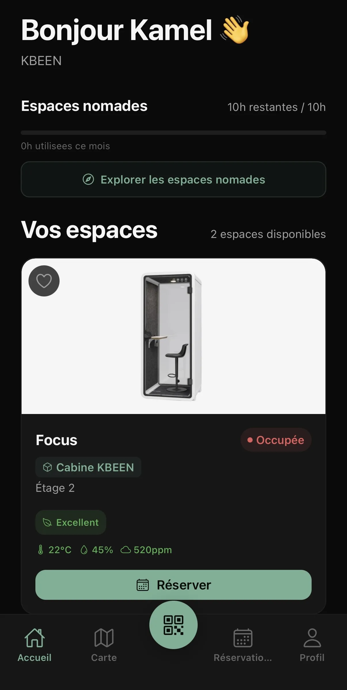 KBEEN OS — espaces en temps réel